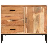Dressoir 88x30x73 cm massief acaciahout - thumbnail