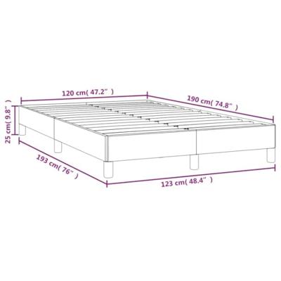 Bedframe zonder matras 120x190 cm fluweel lichtgrijs Bedframe zonder matras 120x190 cm fluweel lichtgrijs