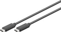 Goobay USB-C - USB-C laadkabel 50cm zwart - 9550200 - thumbnail