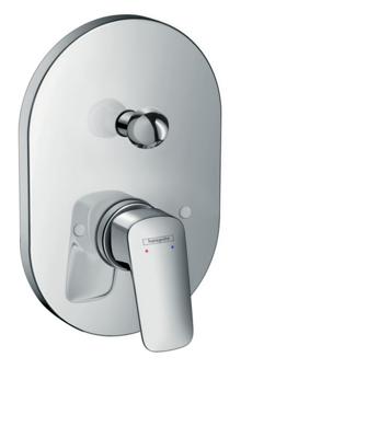 Hansgrohe Logis ééngreeps badmengkraan afbouwdee voor inbouwdeel 31741180, chroom