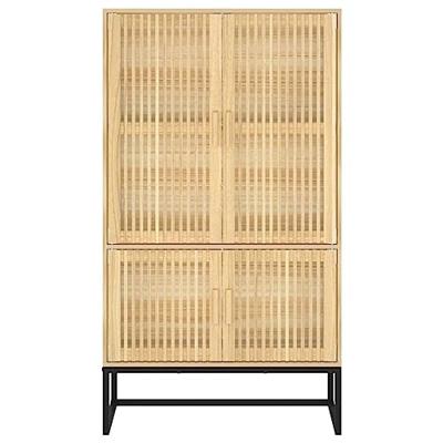 Hoge kast 70x35x125 cm bewerkt hout