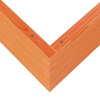 Plantenbak 80x80x45,5 cm massief grenenhout wasbruin - thumbnail