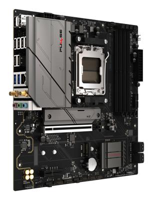 Sapphire 52123-04-40G Moederbord Socket AMD AM5 Vormfactor Micro-ATX Moederbord chipset AMD® B850