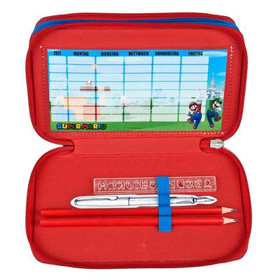 Undercover Super mario 3-vaks gevulde etui