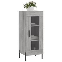 Dressoir 34,5x34x90 cm bewerkt hout grijs sonoma eikenkleurig - thumbnail