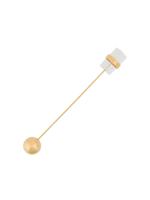 Marni sphere cylinder brooch - GOLD - thumbnail