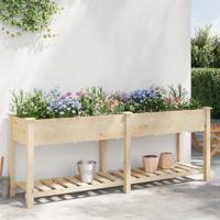 Tuin Bloempot Beige 203,5 x 53 x 76,5 cm Massief Vurenhout - thumbnail