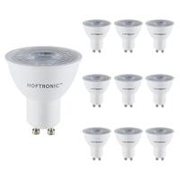 10x GU10 LED spot - 4,5 Watt 345 lumen - 38° - 4000K Neutraal wit licht - Dimbaar - LED reflector - Vervangt 50 Watt - thumbnail