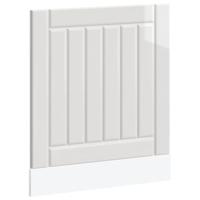 Vaatwaspaneel Lucca bewerkt hout hoogglans wit - thumbnail