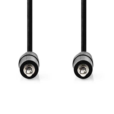 Nedis Stereo-Audiokabel | 3,5 mm Male | 3,5 mm Male | Vernikkeld | 10.0 m | Rond | Zwart | Blister - CAGB22000BK100 Nedis Stereo-Audiokabel | 3,5 mm Male | 3,5 mm Male | Vernikkeld | 10.0 m | Rond | Zwart | Blister - CAGB22000BK100