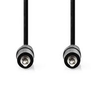 Nedis Stereo-Audiokabel | 3,5 mm Male | 3,5 mm Male | Vernikkeld | 10.0 m | Rond | Zwart | Blister - CAGB22000BK100 - thumbnail