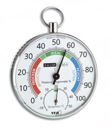TFA Dostmann 45.2027 45.2027 Thermo- en hygrometer Zilver