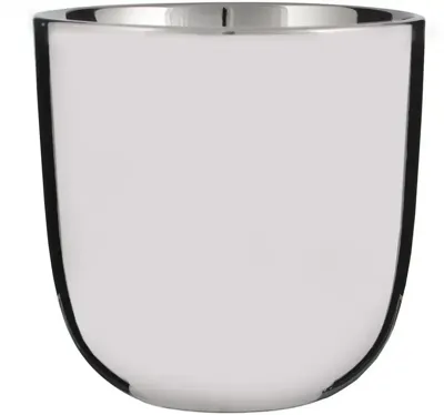 Mica Decorations bloempot Chaz 15.5x15cm zilver