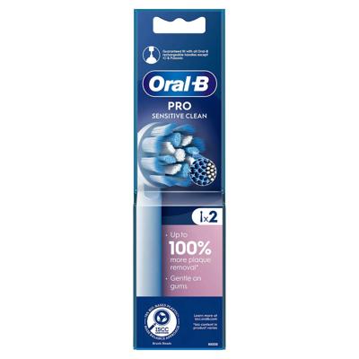 Oral B Opzetborstel sensitive clean 2 Stuks