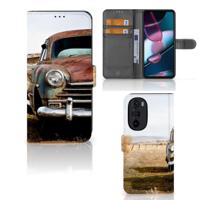 Motorola Edge 30 Pro | Telefoonhoesje met foto | Vintage Auto - thumbnail