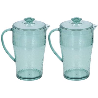 2x Schenkkannen Met Deksel 25 Cm - Schenkkannen