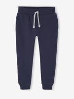 Set van 2 basic joggingbroeken voor jongens marineblauw - thumbnail