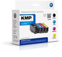 KMP Inktcartridge vervangt Epson 26, T2616, T2601, T2612, T2613, T2614 Compatibel Combipack Zwart, Cyaan, Magenta, Geel E167V 1626,4850 - thumbnail