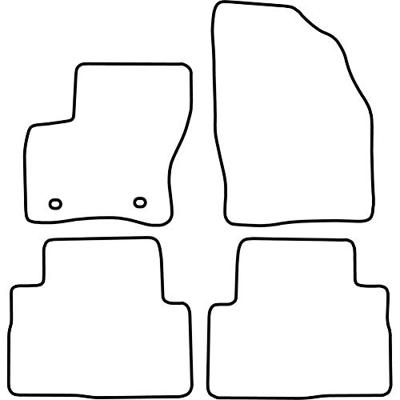 Automatten passend voor Ford Kuga 2008-2012 TMFO541 Automatten passend voor Ford Kuga 2008-2012 TMFO541