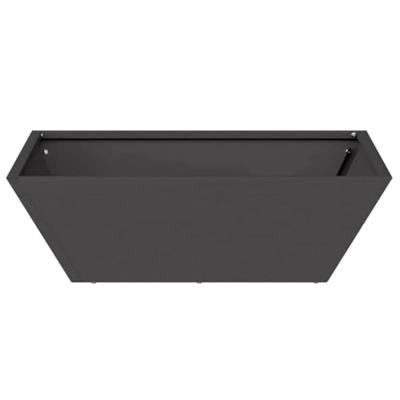 Tuin Kom Plantenbak 5 pcs Zwart 50 x 50 x 15 cm Staal - thumbnail