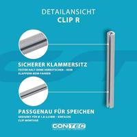 CONTEC spaakreflector "clip r" ct spoke reflector clip r set 72pcs - thumbnail