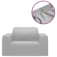 VidaXL Stretch meubelhoes voor bank grijs polyester jersey - thumbnail