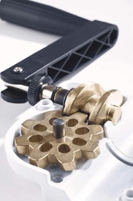 K&M 21340 Wind-up tussenpaal met ring lock en M20 schroefdraad