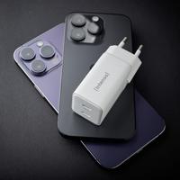 Intenso W40CC GaN USB-oplader 40 W 2x USB-C Wit Binnen GaN, USB Power Delivery (USB-PD) - thumbnail