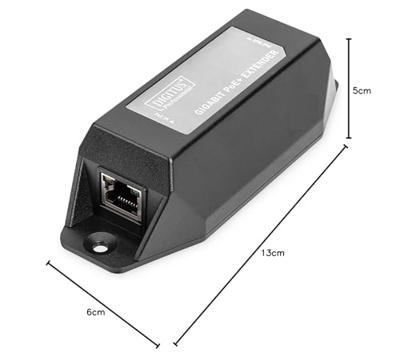 Digitus DN-95123 PoE-extender 1 GBit/s IEEE 802.3af (12.95 W), IEEE 802.3at (25.5 W) Digitus DN-95123 PoE-extender 1 GBit/s IEEE 802.3af (12.95 W), IEEE 802.3at (25.5 W)