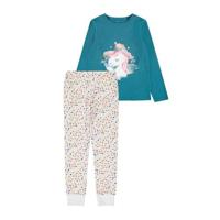 Name it meisjes pyjama - Unicorn - Meisjes nachtkleding katoen - thumbnail