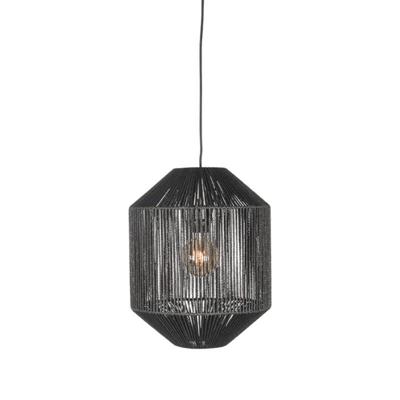 LABEL51 Hanglamp 'Ibiza' Jute, kleur Zwart LABEL51 Hanglamp 'Ibiza' Jute, kleur Zwart