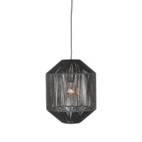 LABEL51 Hanglamp 'Ibiza' Jute, kleur Zwart - thumbnail