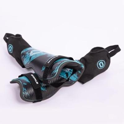 Stanno 482121 Liga IV Shin Guards - Black-Blue - XS