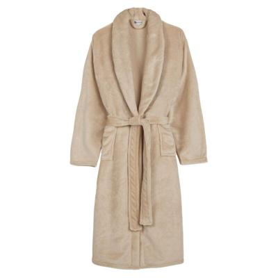 Good Morning Badjas, Zand - (M/L) - Polyvelvet