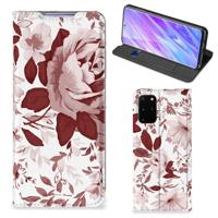 Bookcase Samsung Galaxy S20 Plus Watercolor Flowers - thumbnail