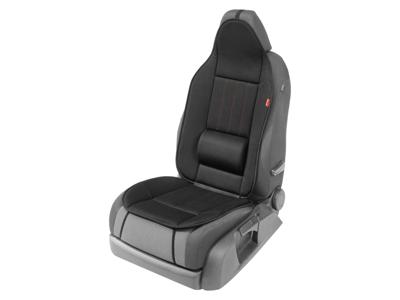 ULTIMATE SPEED Autostoelverhoger met lendesteun (Zwart/rood)