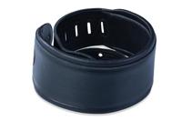 Levys Leathers MSS2-4-BLK gevoerd lederen basgitaarband, zwart - thumbnail