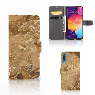 Samsung Galaxy A50 | Bookcase | Marmer Creme