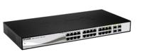 D-Link DGS-1210-26/E 26-poorts Gigabit Smart Switch (24 x 10/100/1000 Mbit/s Base-T-poorten, 2 x 100/1000 Mbit/s SFP-poorten) - alleen EU-netsnoer - thumbnail