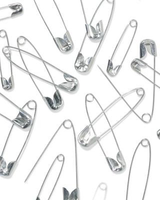 HEMA Veiligheidsspelden zilver - 48 stuks