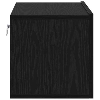 Tv-meubelset 2 pcs Zwart 60 x 30 x 30 cm Bewerkt hout