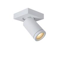 Lucide TAYLOR - Plafondspot Badkamer - LED Dim to warm - GU10 - 1x5W 2200K/3000K - IP44 - Wit - thumbnail