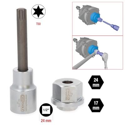 KS Tools 150.3270 Kombischlüsselset voor dynamo, 2-delig