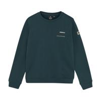 Indian Blue Jeans Winter sweater jongens - groen - loose fit/backprint - thumbnail