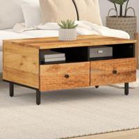 Salontafel 80x54x40 cm massief acaciahout - thumbnail