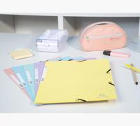 Elastomap exacompta aquarel a4 3 klep 400gr roze - thumbnail