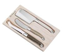 Lou Laguiole Houten Kaasmessen Set 3-delig - thumbnail