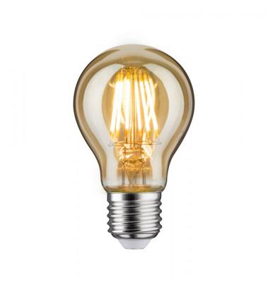 Paulmann 28522 LED-lamp E27 6 W Goud (Ø x h) 60 mm x 104 mm 1 stuk(s) Paulmann 28522 LED-lamp E27 6 W Goud (Ø x h) 60 mm x 104 mm 1 stuk(s)
