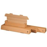 Kartonnen verzendkoker trapezium 1005x105/55x75mm bruin - thumbnail