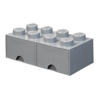Room Copenhagen LEGO Storage Brick Drawer 8 Grijs opbergdoos